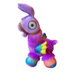 Fortnite Llama Purple Rainbow Winged Plush Doll Stuffed Animal Toy NWT Nanco P1